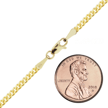 Load image into Gallery viewer, Bowery Curb Anklet in 14K Yellow Gold
