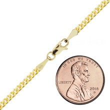 Load image into Gallery viewer, Bowery Curb Anklet in 18K Yellow Gold
