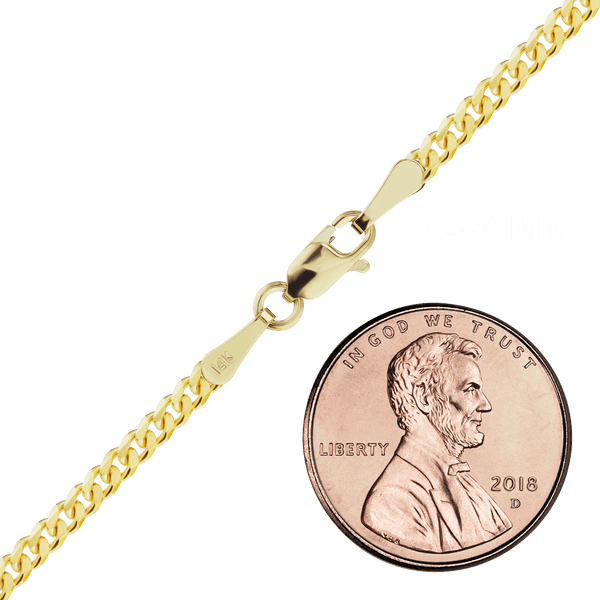 Bowery Curb Bracelet in 14K Yellow Gold