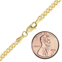 Load image into Gallery viewer, Bowery Curb Anklet in 18K Yellow Gold
