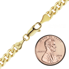 Load image into Gallery viewer, Bowery Curb Anklet in 14K Yellow Gold
