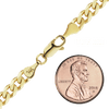 Bowery Curb Anklet in 14K Yellow Gold