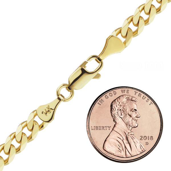 Bowery Curb Bracelet in 14K Yellow Gold