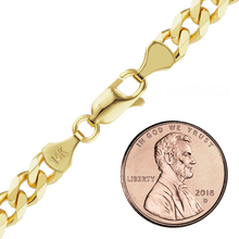 Load image into Gallery viewer, Bowery Curb Anklet in 14K Yellow Gold
