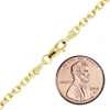 Delancey St. Diamond Cut Cable Necklace in 14K Yellow Gold