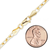 Essex St. Elongated Cable Necklace in 14K Yellow Gold