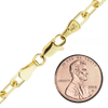 Essex St. Elongated Cable Necklace in 14K Yellow Gold