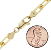 Essex St. Elongated Cable Necklace in 14K Yellow Gold