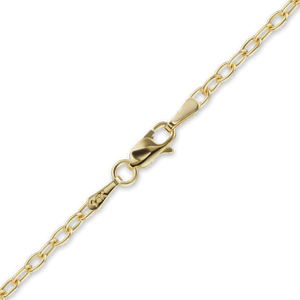 Houston St. Hollow Cable Bracelet in 18K Yellow Gold