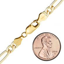 Load image into Gallery viewer, Finished Classic Figaro Necklace in 14K Gold-Filled
