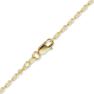 Columbus Ave. Cable Anklet in 14K Yellow Gold