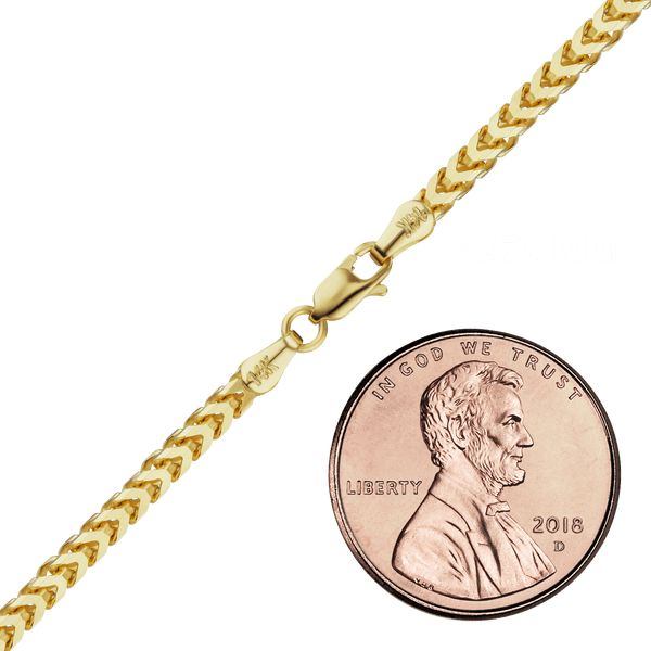 Flatiron Franco Bracelet in 14K Yellow Gold