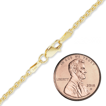 Load image into Gallery viewer, Chelsea Cable Anklet in 18K Yellow Gold
