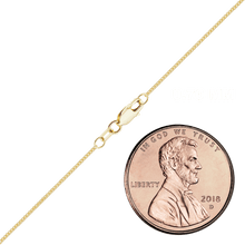 Load image into Gallery viewer, Chelsea Cable Anklet in 14K Yellow Gold
