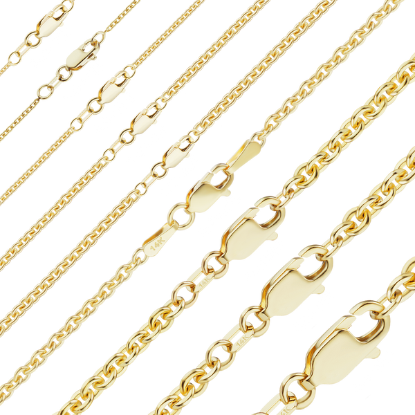 Chelsea Cable Bracelet in 14K Yellow Gold
