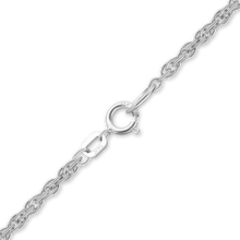 Load image into Gallery viewer, Manhattan Rope Anklet in 14K White Gold
