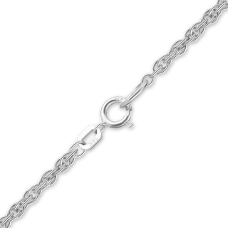 Manhattan Rope Necklace in 14K White Gold