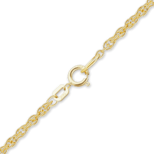 Load image into Gallery viewer, Manhattan Rope Anklet in 14K Yellow Gold
