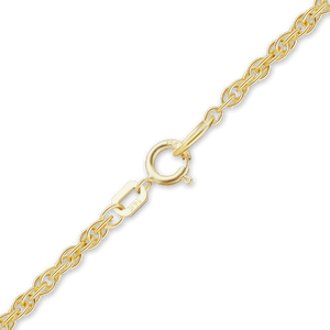 Manhattan Rope Anklet in 14K Yellow Gold