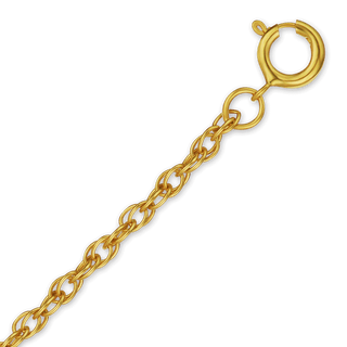 Finished Machine Rope Necklace in 14K Gold-Filled