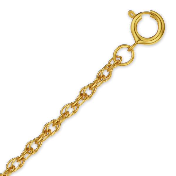 Finished Machine Rope Necklace in 14K Gold-Filled