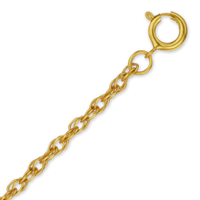 Load image into Gallery viewer, Finished Machine Rope Necklace in 14K Gold-Filled
