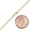 Canal St. Cable Anklet in 14K Yellow Gold