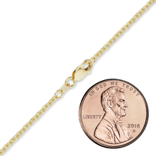 Load image into Gallery viewer, Canal St. Cable Chain Necklace in 10K Yellow Gold
