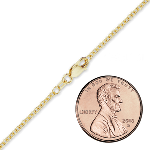 Canal St. Cable Chain Necklace in 10K Yellow Gold