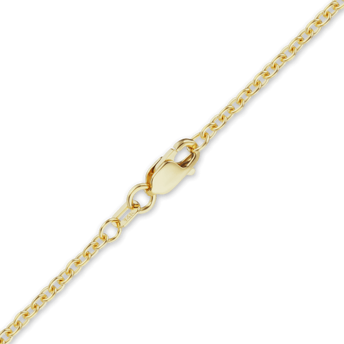 Canal St. Cable Anklet in 18K Yellow Gold