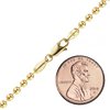 Broadway Bead Necklace in 14K Yellow Gold