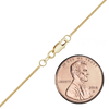 Seaport Snake Anklet in 14K Yellow Gold