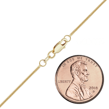 Load image into Gallery viewer, Seaport Snake Anklet in 18K Yellow Gold
