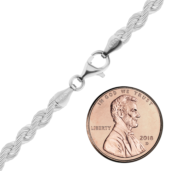 Riverside Blvd. Rope Bracelet in Sterling Silver