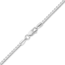 Load image into Gallery viewer, Bleecker St. Box Anklet in 14K White Gold
