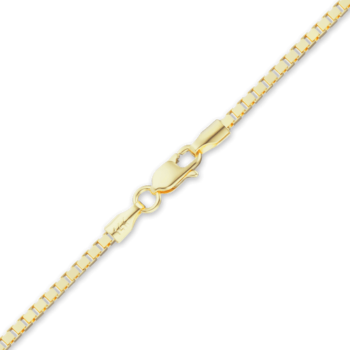 Bleecker St. Box Anklet in 14K Yellow Gold