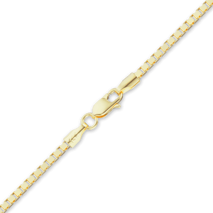 Bleecker St. Box Anklet in 14K Yellow Gold