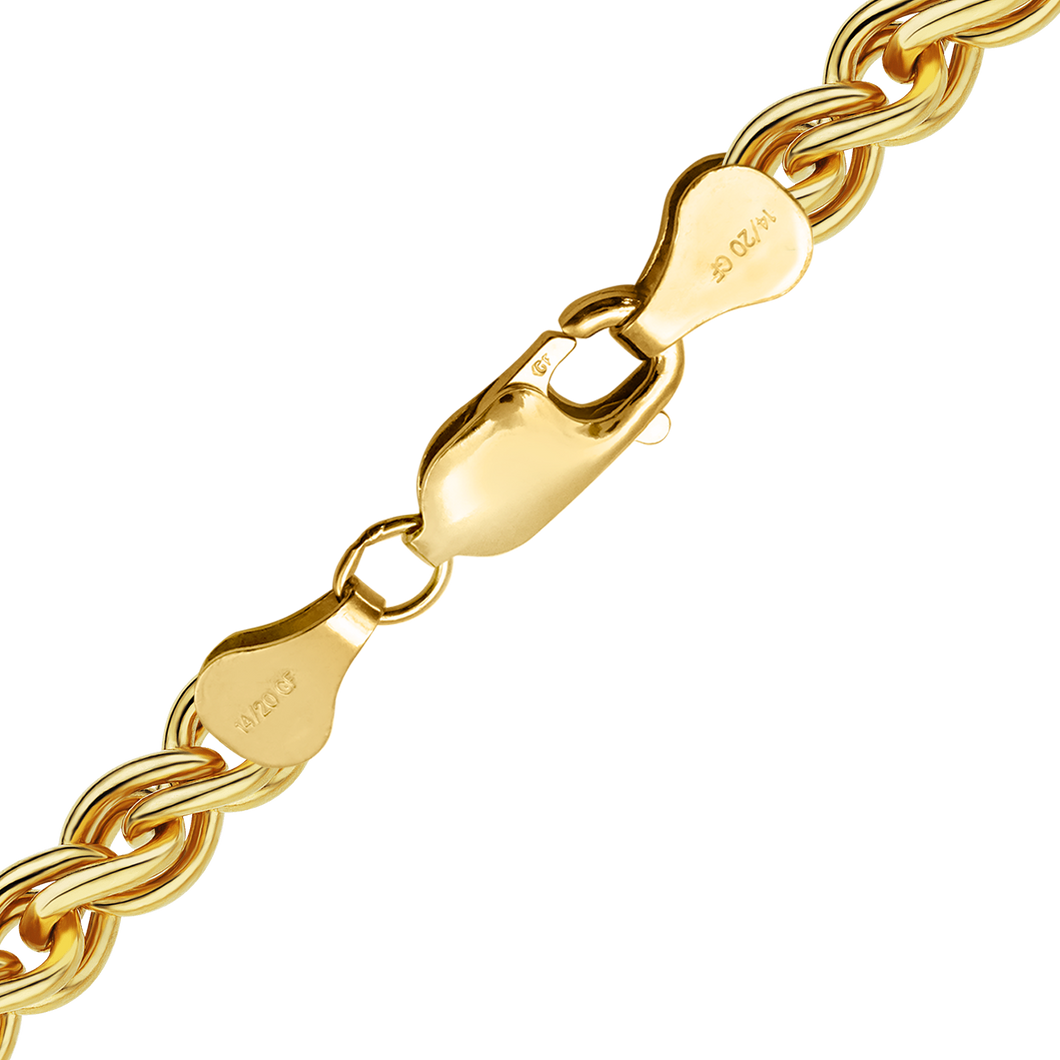 Finished Wheat Anklet in 14K Gold-Filled