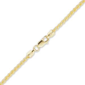 Wall St. Wheat Anklet in 14K Yellow Gold