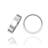 ITI NYC Sterling Silver Flat Wedding Bands (2.0 mm - 8.0 mm)