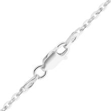 Load image into Gallery viewer, Flat Soho Rolo Chain Necklace in Sterling Silver
