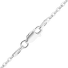 Flat Soho Rolo Chain Necklace in Sterling Silver
