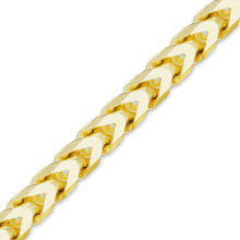 Load image into Gallery viewer, Bulk / Spooled Franco Foxtail Chain in 14K Yellow Gold (1.25 mm - 3.20 mm)
