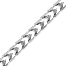 Load image into Gallery viewer, Bulk / Spooled Franco Foxtail Chain in 14K White Gold (1.50 mm - 2.50 mm)
