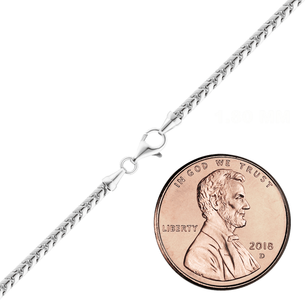 Flatiron Franco Chain Necklace in Sterling Silver