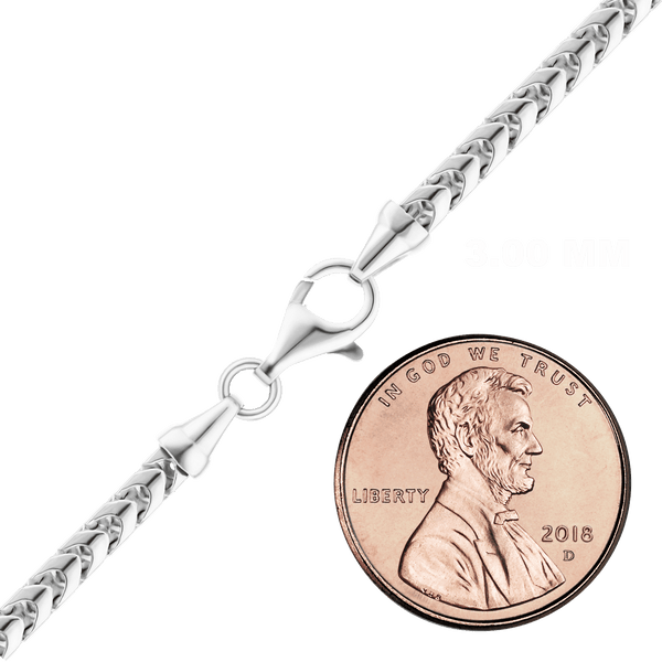 Flatiron Franco Chain Necklace in Sterling Silver