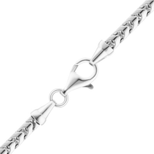 Load image into Gallery viewer, Flatiron Franco Chain Necklace in Sterling Silver
