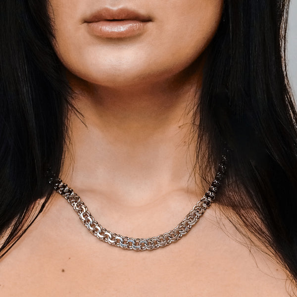 Grand St. Garibaldi Chain Necklace in Sterling Silver