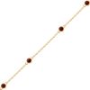 Bulk / Spooled Diamond by the Yard Cable Chain in 14K Yellow Gold (Diamond Bezel: Every 1.5")