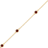 Bulk / Spooled Diamond by the Yard Cable Chain in 14K Yellow Gold (Diamond Bezel: Every 1.5")